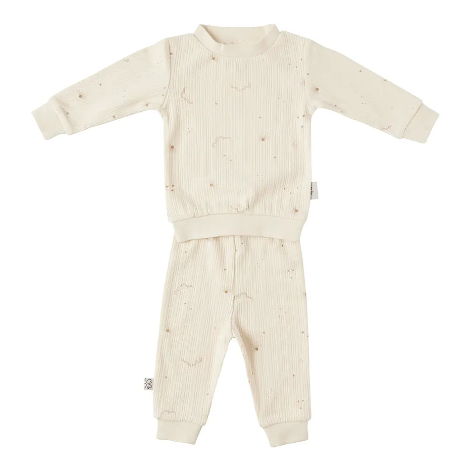 Pyjama Set 2 Pièces Soft Sand | Ecru