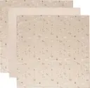 Lingettes Hydrophile 70x70cm 3 Pièces Steppe | Taupe