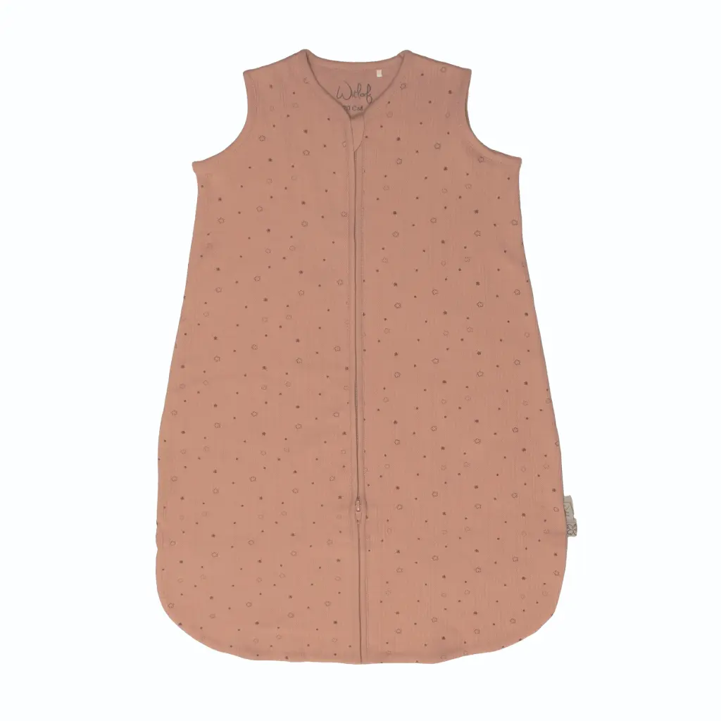 Zomerslaapzak Jersey 90cm Dusty Pink | Roze