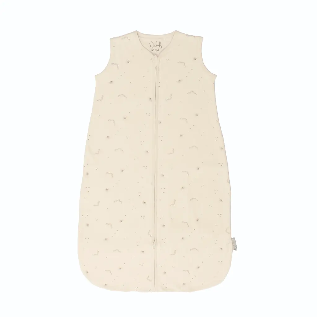 Zomerslaapzak Jersey 90cm Soft Sand | Ecru 