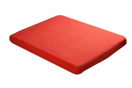 [01103-06] Fitted sheet Terry 75x95cm Candy Red | Red