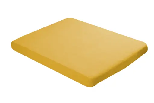 [01111-22] Hoeslaken Jersey 90x200cm Yellow Ochre | Oker