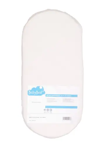 [04946-31] Matras Afgerond Kinderwagen Baby Basic Dream | Wit