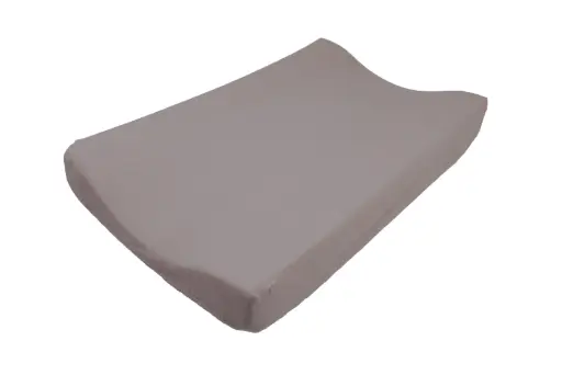 [02510-16] Housse matelas à langer Tissu éponge 55x80cm Dark Grey | Anthracite