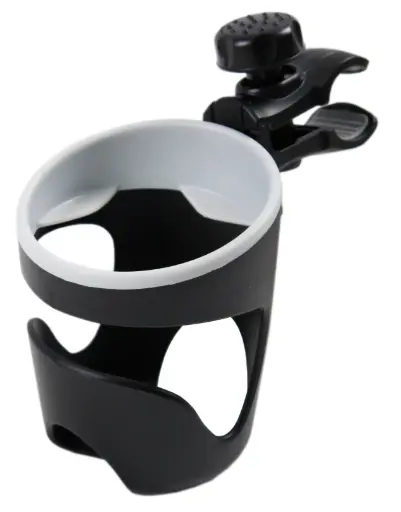 [03981-08] Cup holder stroller | Black