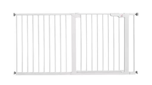 [04715-01] Safety gate Steel Asta Wide | White