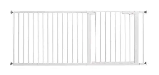 [04717-01] Safety gate Steel Asta Extra Wide | White