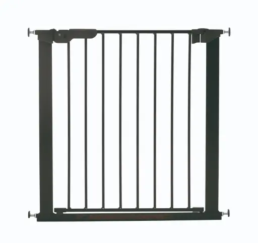 [04770-08] Safety gate (no extensions) Steel Asta | Black
