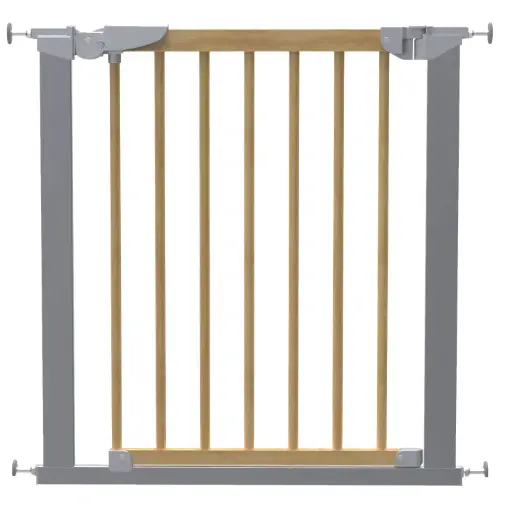 [04772-00] Safety gate Wood/Steel Tora | Natural