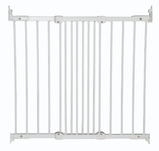 [04735-01] Safety gate Steel Ebba | White