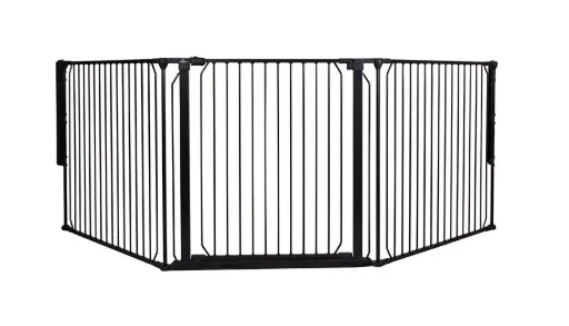 [04761-08] Safety gate Steel Carl X Wide | Black