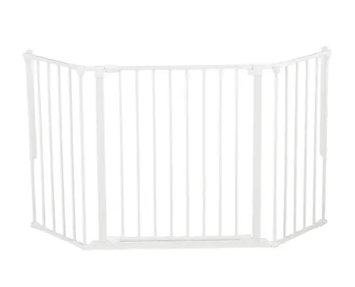 [04790-01] Safety gate Steel Olaf Wide | White