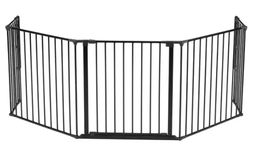 [04792-08] Safety gate Steel Olaf XX Wide | Black