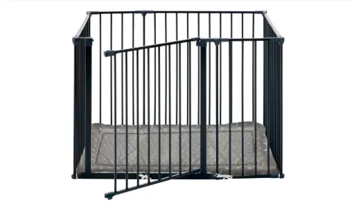 [04794-08] Playpen Steel Olaf Rectangle | Black