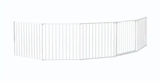 [04793-01] Safety gate Steel Olaf XXX Wide | White