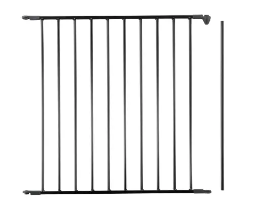 [04497-08] Paneel Large Metaal 72cm Olaf | Zwart