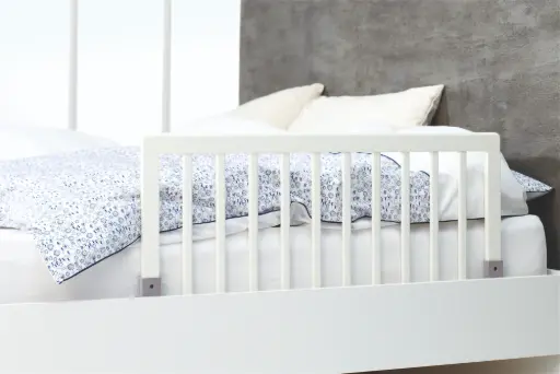 [04964-01] Bed guard Wood | White