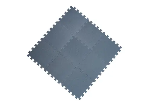 [01391-04] Tapis-puzzle 9 Pièces 90x90cm Dusty Blue | Bleu