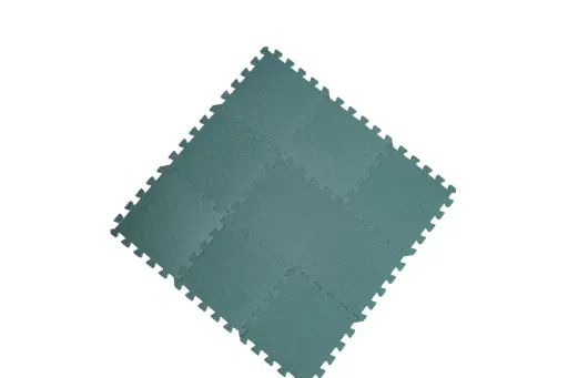 [01391-21] Puzzle tiles 9 Pieces 90x90cm Dusty Green | Green