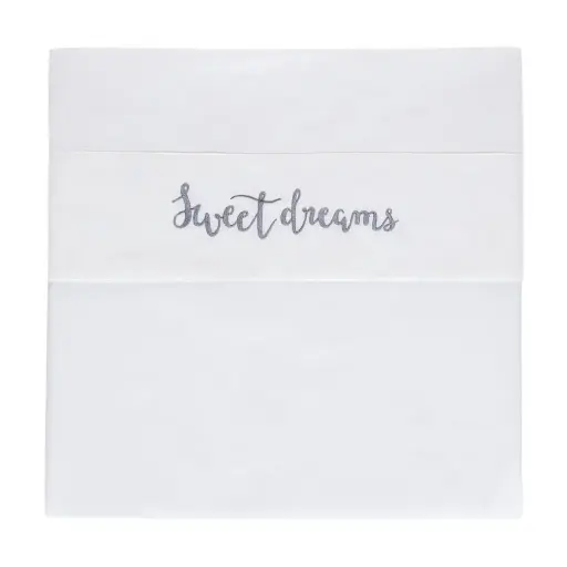 [03047-059] Laken 75x100cm Fabulous Sweet Dreams | Wit