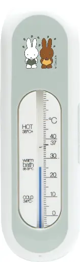 [06236-07] Badthermometer Miffy In Bath | Groen