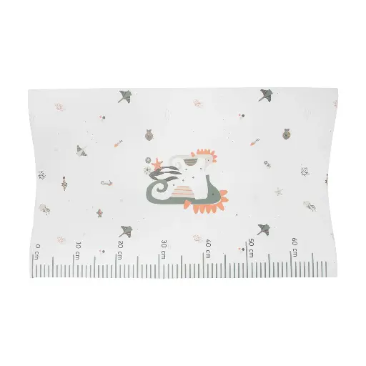 [06800-022] Changing pad 72x44cm Ocean Vibes | White