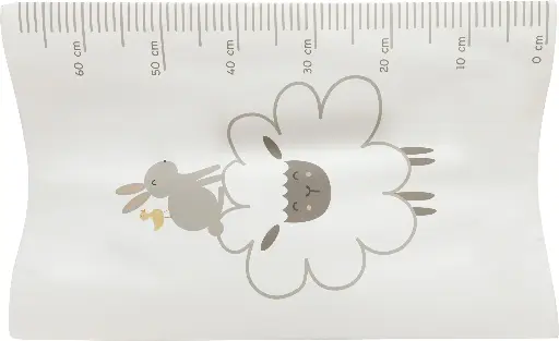 [06800-023] Changing pad 72x44cm Tiny Sheep | White