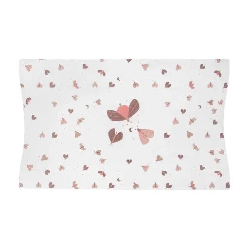[06800-08] Changing pad 72x44cm Sweet Butterfly | White