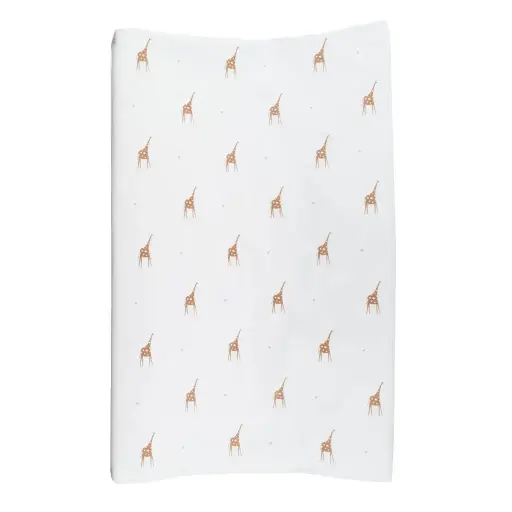 [06800-48B] Changing pad 72x44cm Giraffe Allover | White