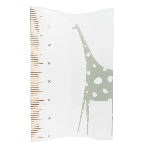 [06800-49B] Matelas à langer 72x44cm Girafe | Blanc