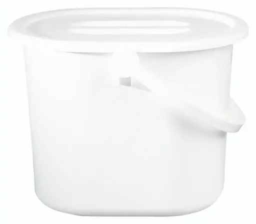 [04161-01] Nappy pail White | White