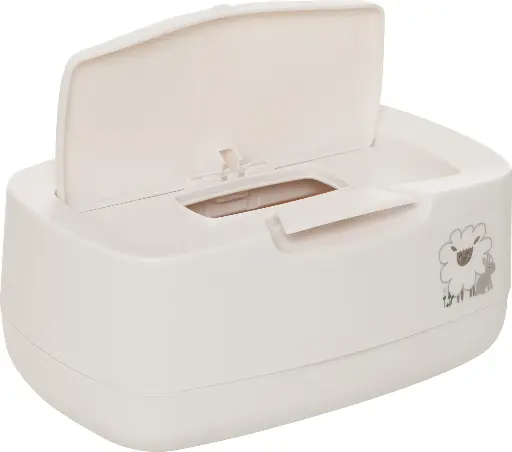 [06228-023] Easy wipe box Tiny Sheep | Ecru