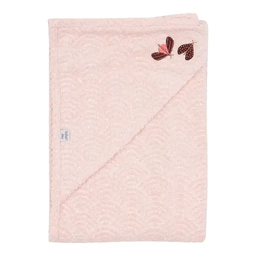 [03010-08] Cape de bain 75x85cm Sweet Butterfly | Rose