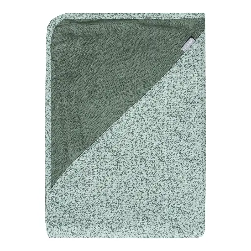 [03049-06] Bathcape Muslin 75x85cm Sepp | Green