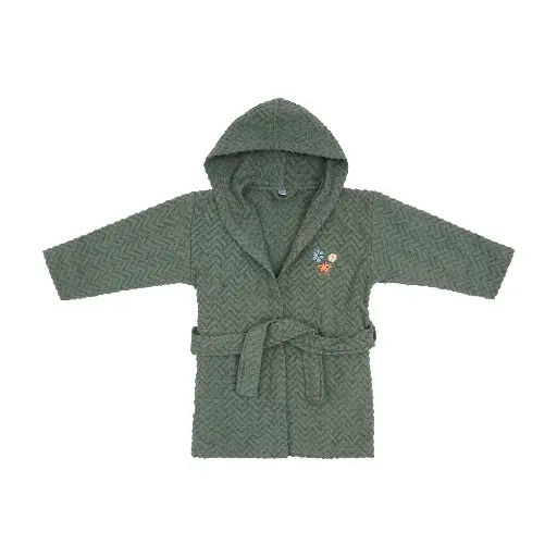 [03016-022] Bathrobe Ocean Vibes | Green