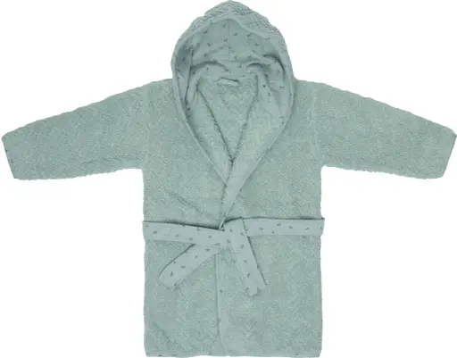 [03016-055] Bathrobe Fabulous Paper Planes | Green