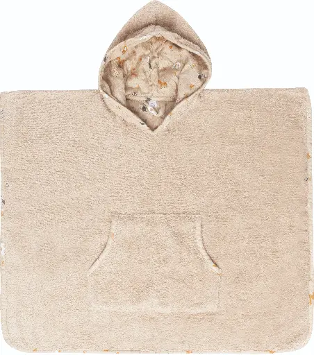 [03017-20] Poncho Steppe | Taupe