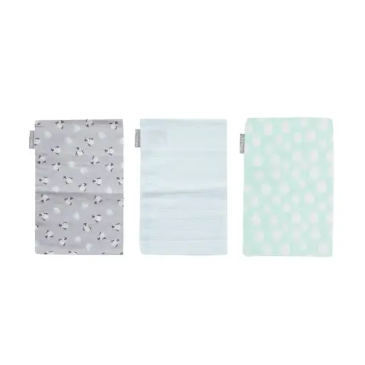 [03050-117] Gants de toilette Hydrophile 3 Pièces Lou-Lou | Multicolore