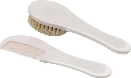 [04234-10] Brosse et peigne Light Oat | Ecru