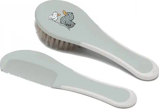 [06234-06] Brosse et peigne Sepp | Vert