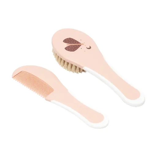 [06234-08] Brosse et peigne Sweet Butterfly | Rose