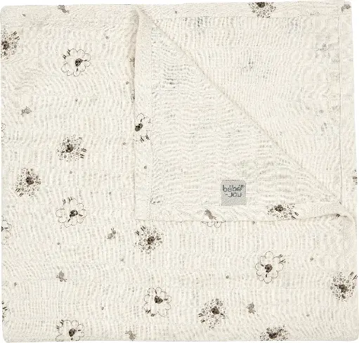 [03052-023] Cloth Muslin 110x110cm Tiny Sheep | Ecru