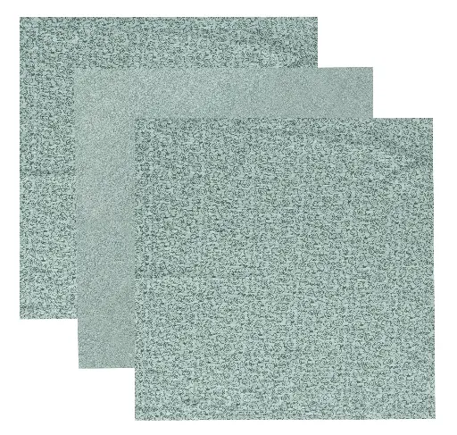 [03053-06] Face cloths Muslin 3 Pieces Sepp | Green