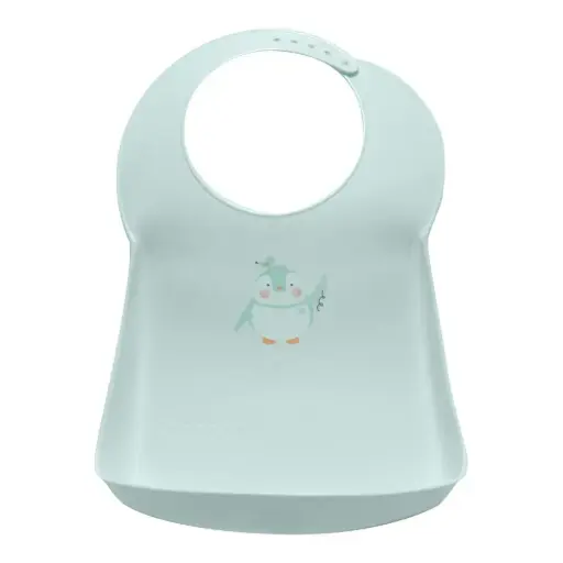 [06558-117] Plastic bib Lou-Lou | Mint