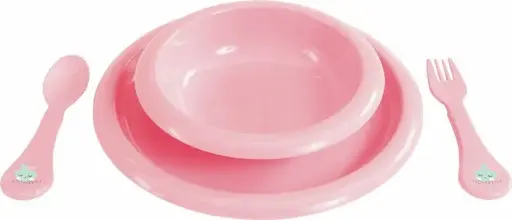 [06599-109] Set repas Blush Baby | Rose