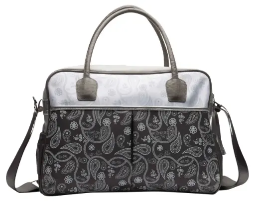 [03100-91] Sac à langer Paisley | Anthracite