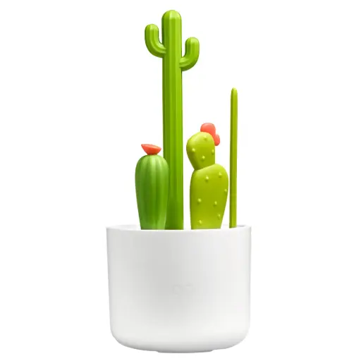 [02447-00] Flessenborstelset Cacti | Wit