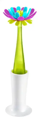 [02449-15] Brush and soap dispensing bottle brush Forb+ | Green