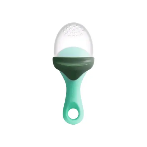 [02400-10] Silicon feeder Pulp Grey/Mint | Mint