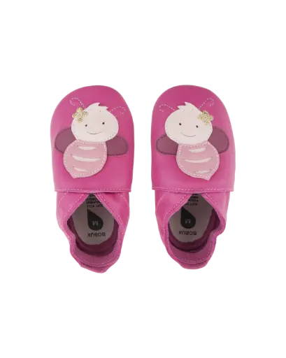 [000107-05M] Soft Soles Bee Pink | Rose
